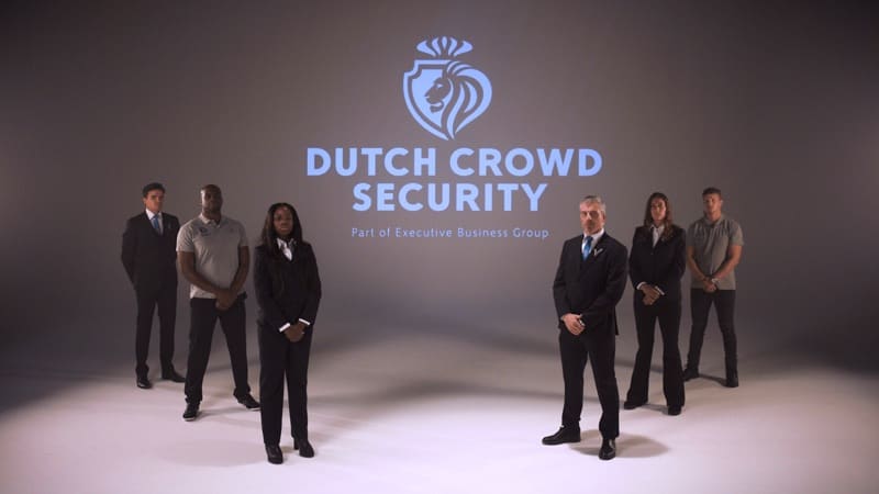 het team van Dutch Crowd Security